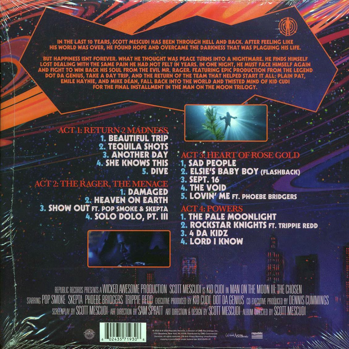 KID CUDI - MAN ON THE MOON III: THE CHOSEN 2x LP
