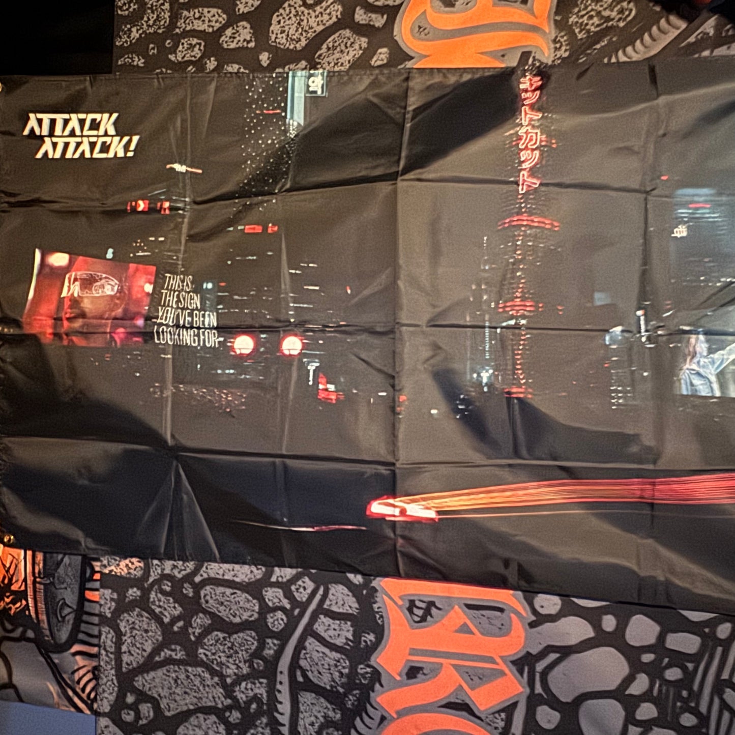 ATTACK ATTACK! - WALL FLAG (3x5)
