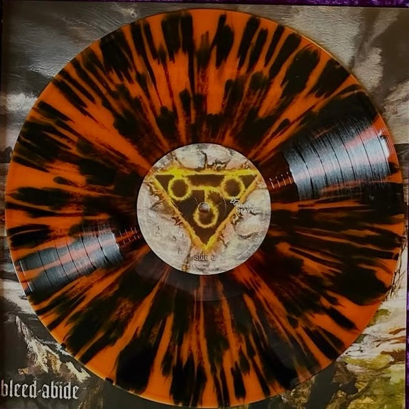 BLEED-ABIDE - ORANGE CRUSH W/ BLACK ICE SPLATTER VINYL