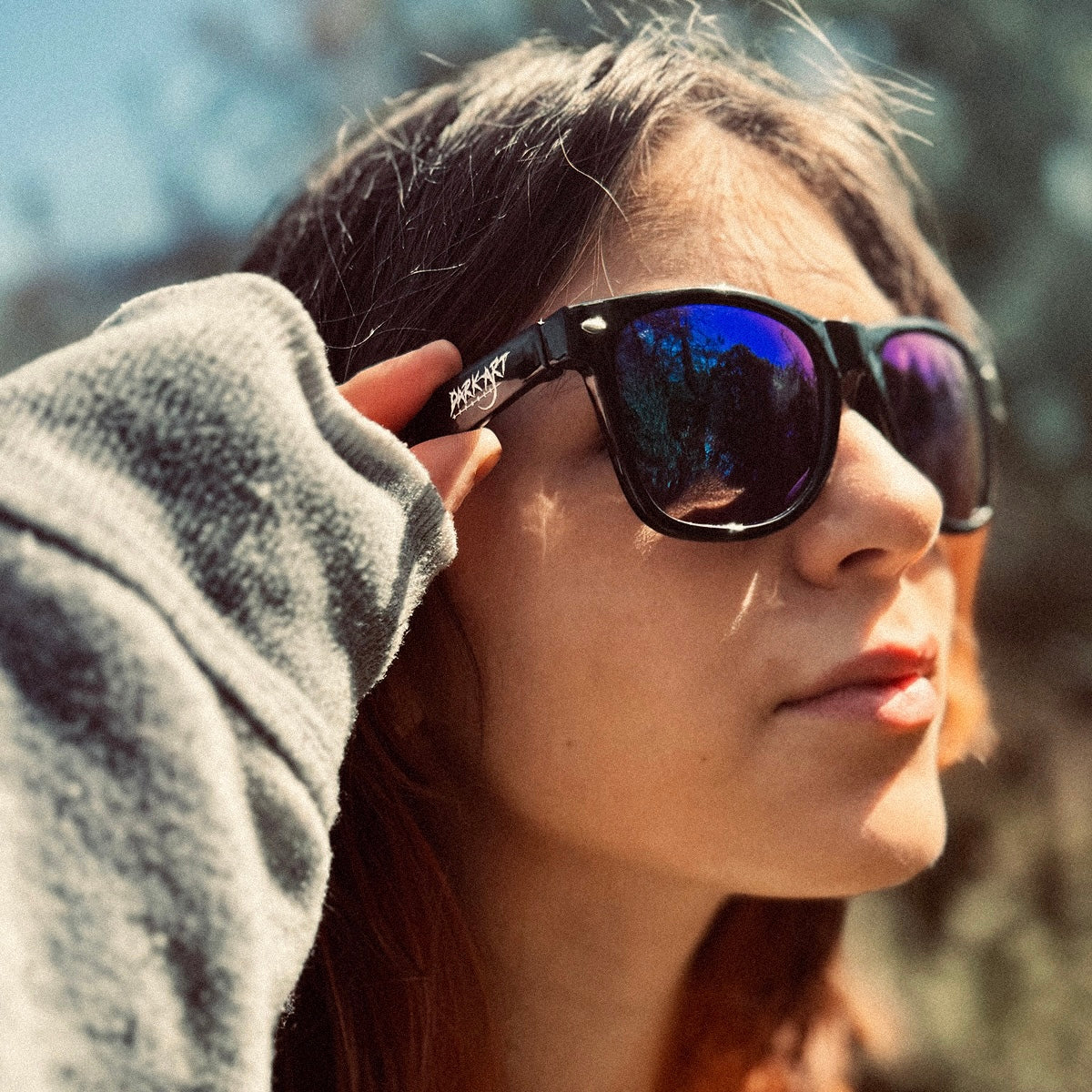 LOGO SUNGLASSES (BLUE/PURPLE)