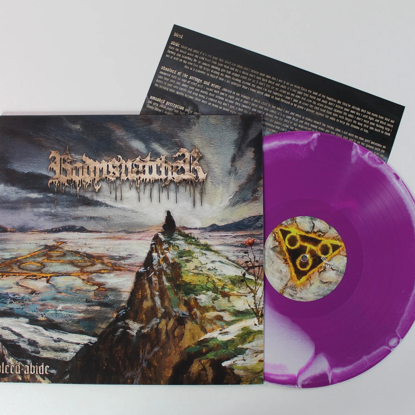 BLEED-ABIDE - ORCHID/BONE VINYL