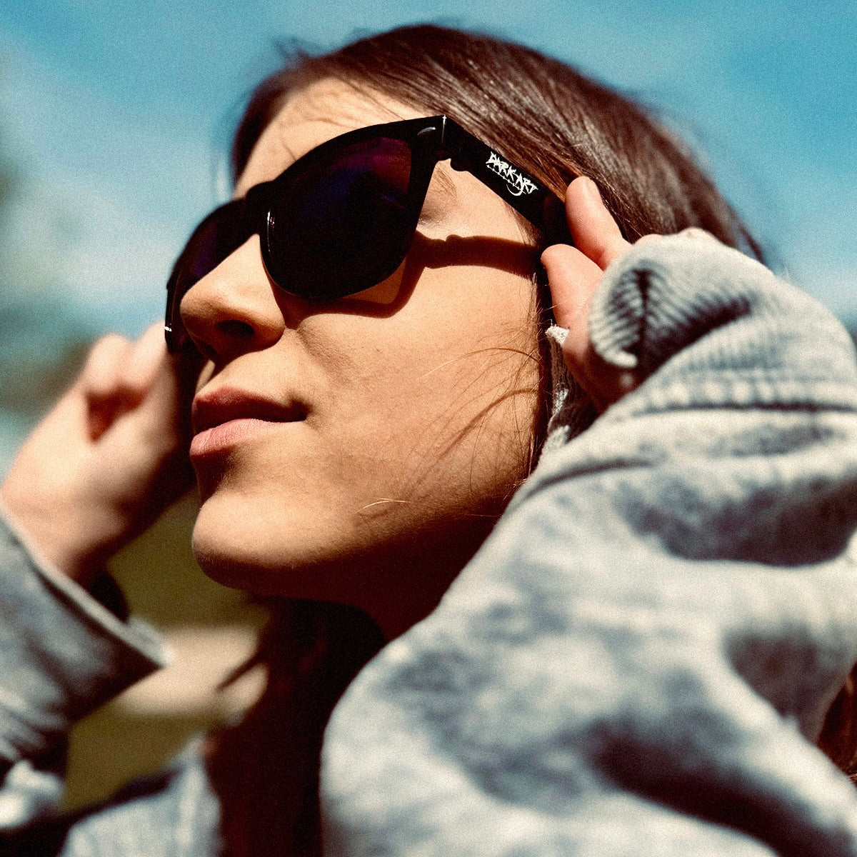 LOGO SUNGLASSES (BLUE/PURPLE)