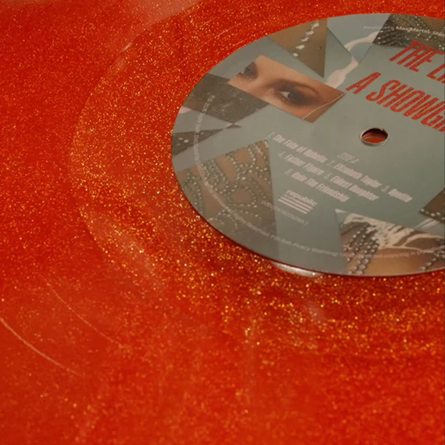 THE LIFE OF A SHOWGIRL - SWEAT AND VANILLA PERFUME PORTOFINO ORANGE GLITTER VINYL (PRE ORDER)