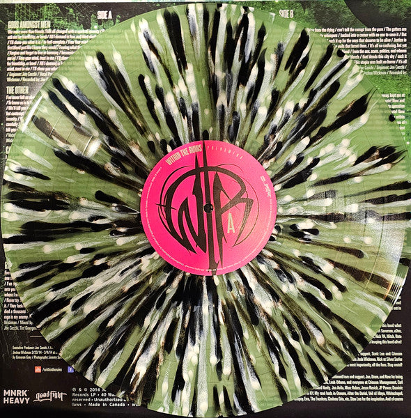 PHENOMENA - COKE BOTTLE CLEAR W/ WHITE + BLACK SPLATTER VINYL