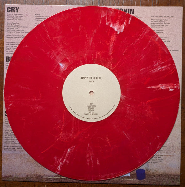 HAPPY TO BE HERE / WESTERN SPACE GRUNGE - RED EDITION