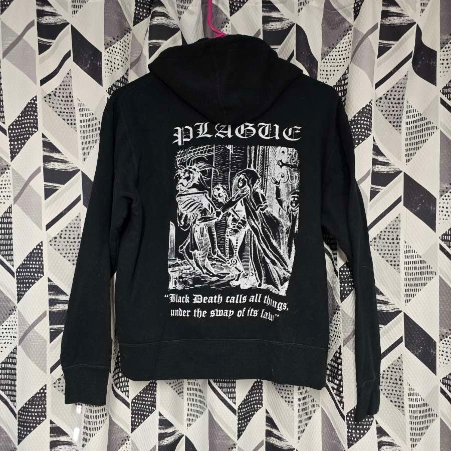 PLAGUE ZIP UP HOODIE (SMALL)