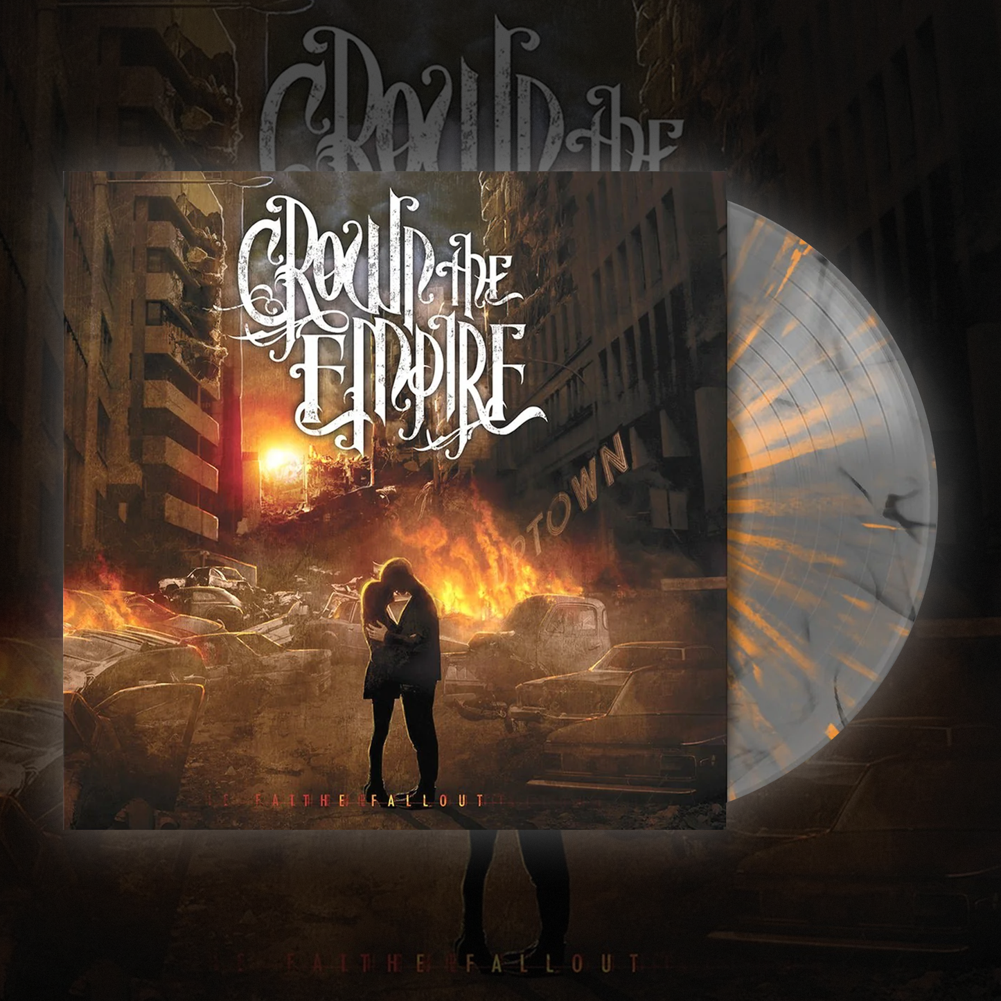 THE FALLOUT - CLEAR W/ BLACK SMOKE AND ORANGE SPLATTER VINYL