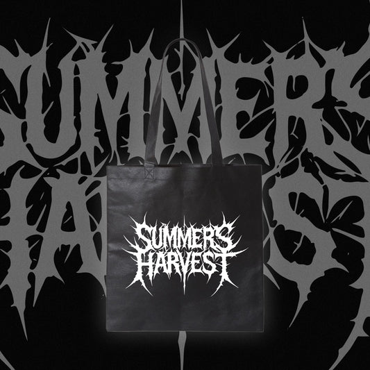 SUMMERS HARVEST DEATHCORE LOGO TOTE BAG