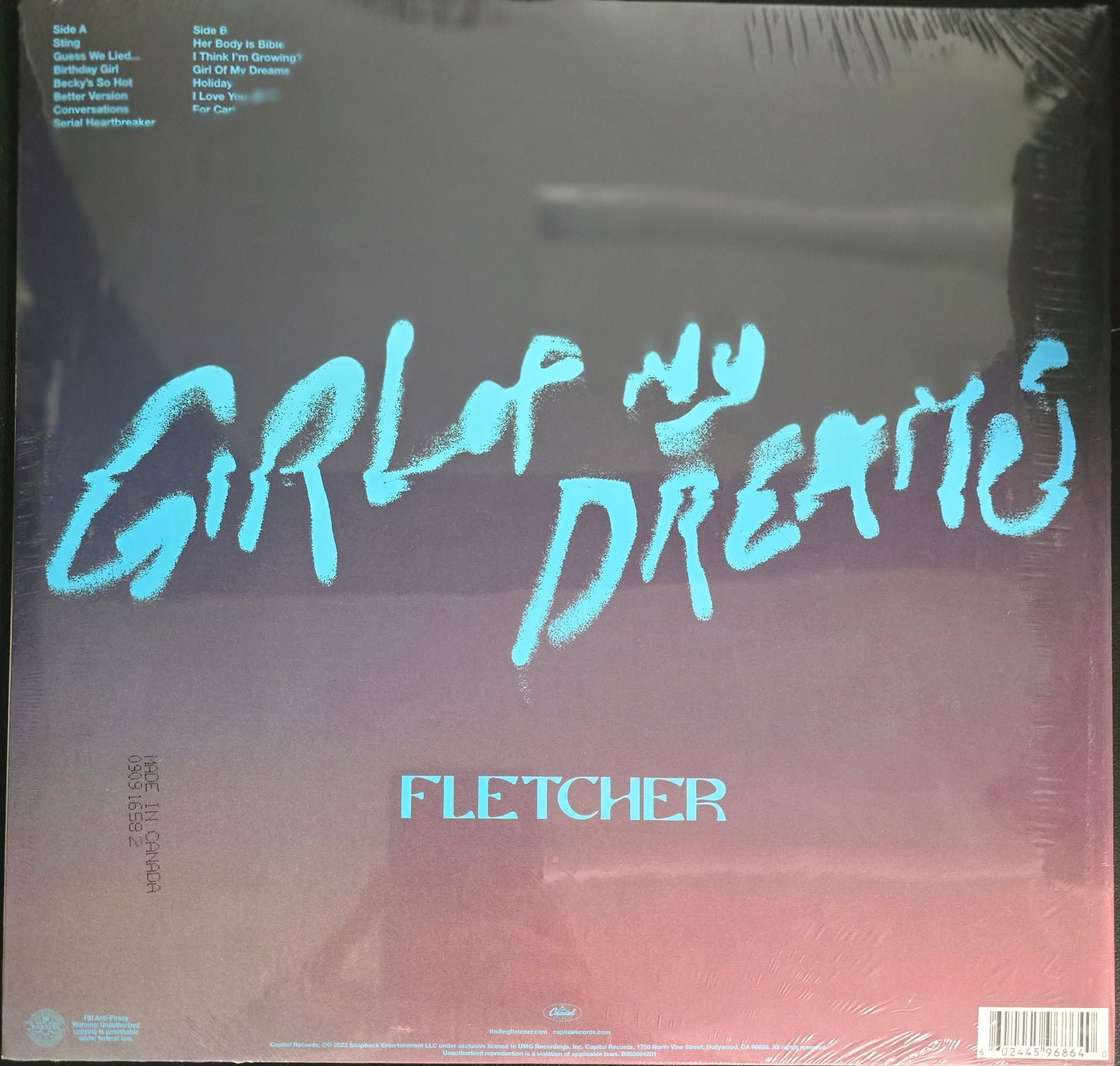 FLETCHER - GIRL OF MY DREAMS