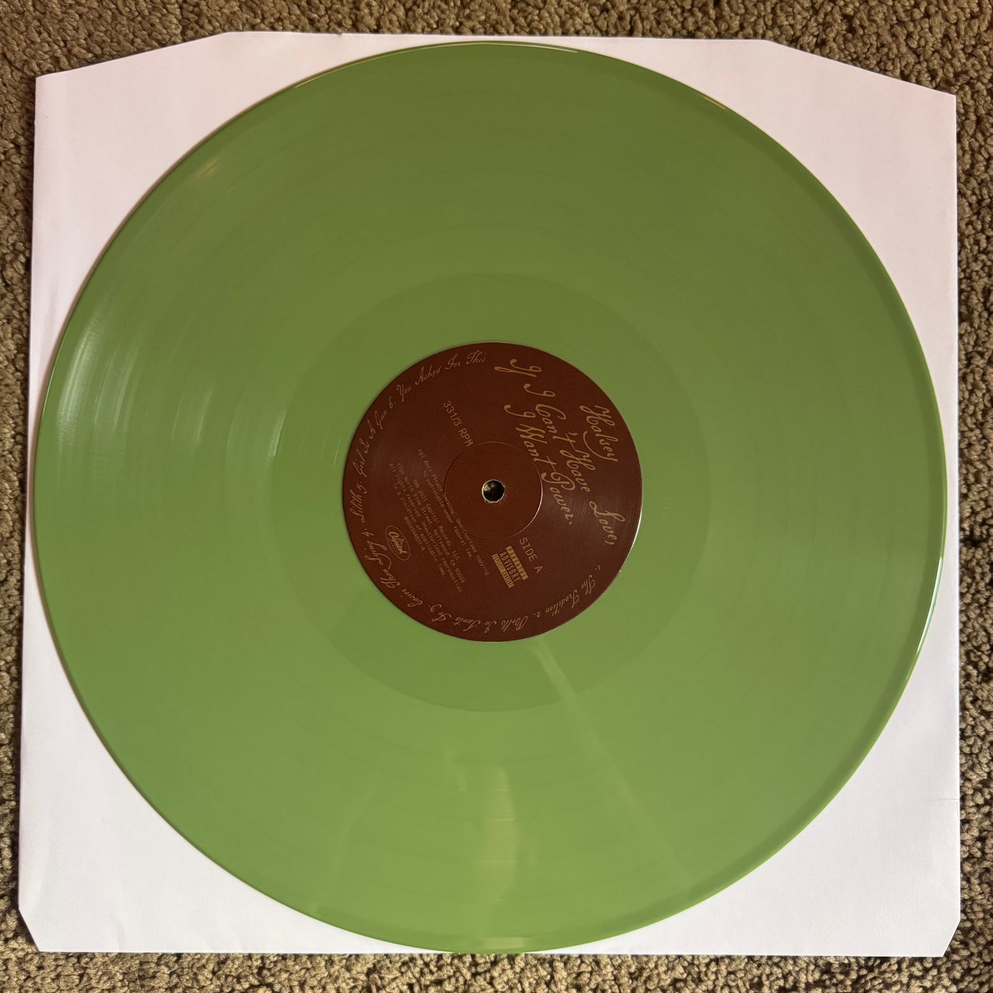 HALSEY - IF I CAN’T HAVE LOVE, I WANT POWER (GREEN)