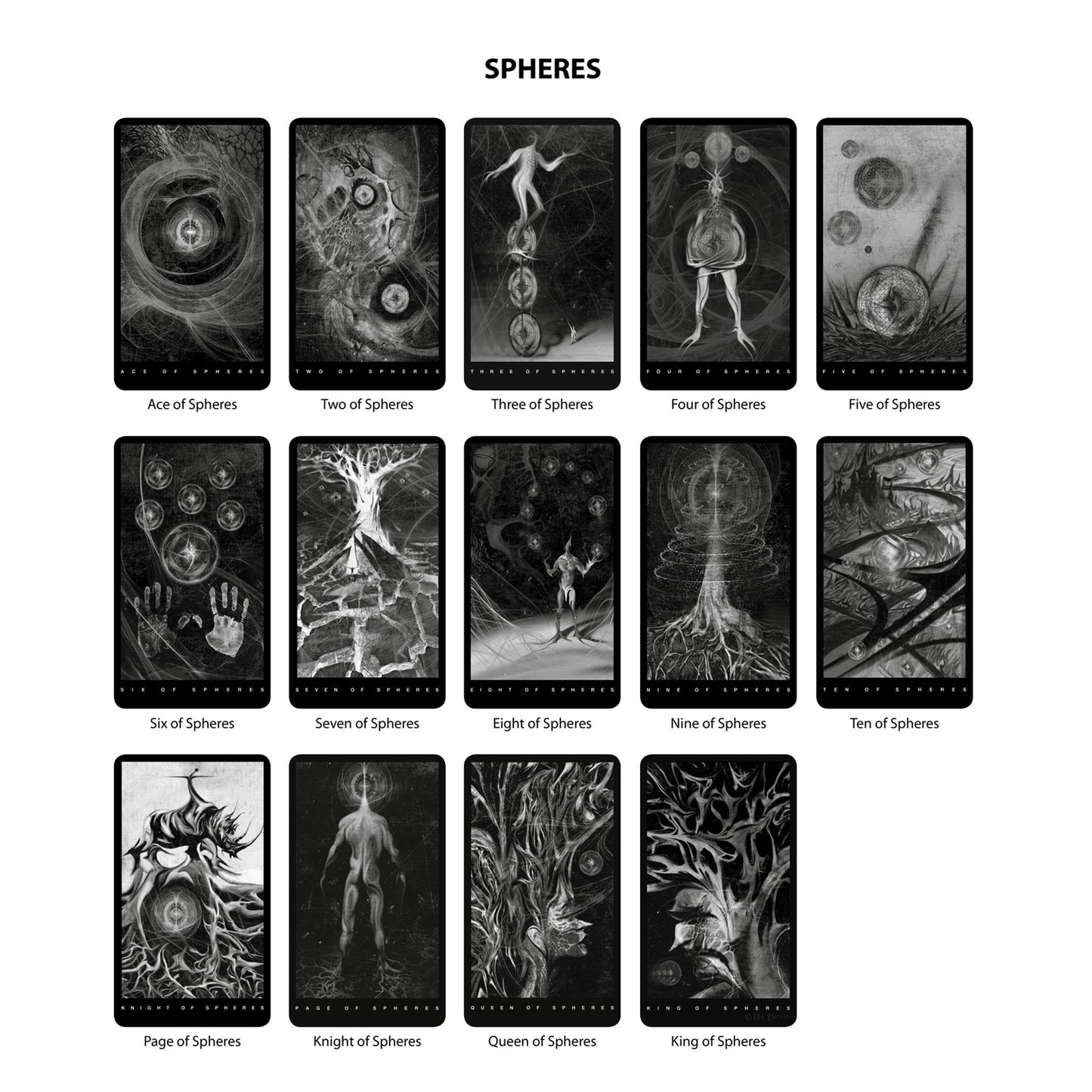 THE BLACK TAROT - MODERN TAROT CARDS DECK