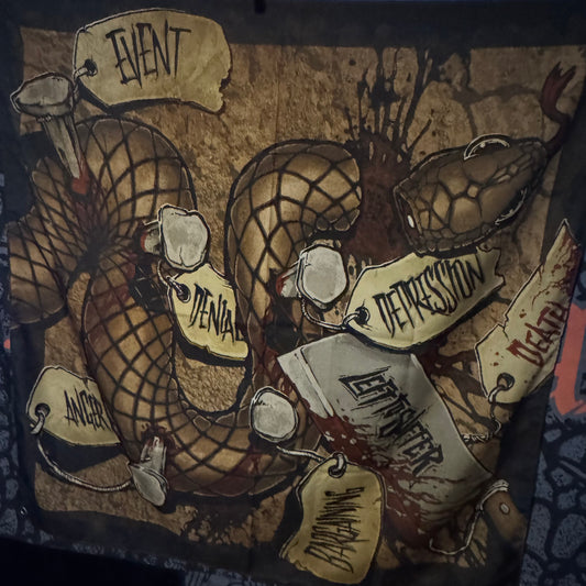 LEFT TO SUFFER - WALL FLAG (4x4)