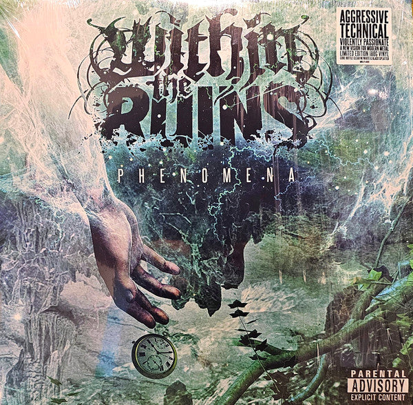 PHENOMENA - COKE BOTTLE CLEAR W/ WHITE + BLACK SPLATTER VINYL