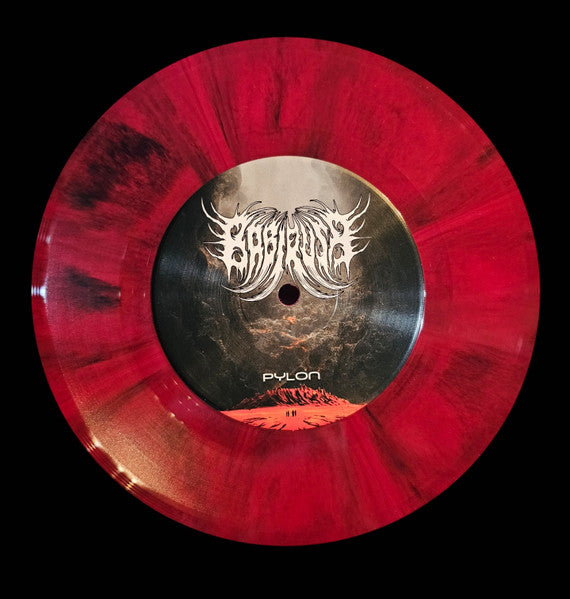 PYLON - RED/BLACK MARBLE 7” VINYL
