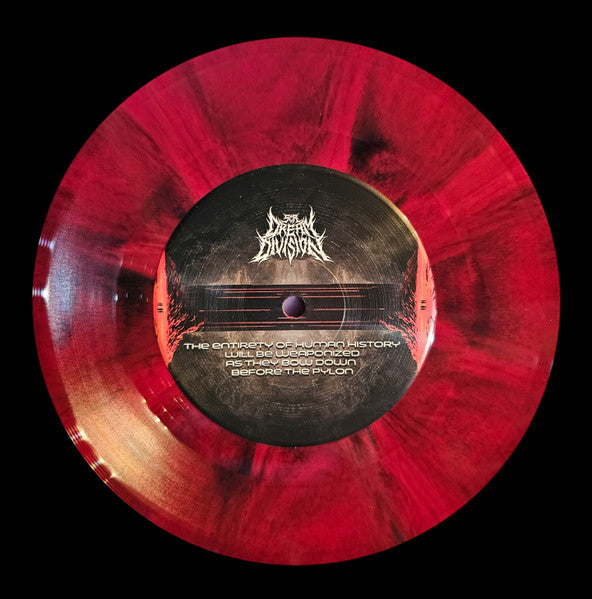 PYLON - RED/BLACK MARBLE 7” VINYL