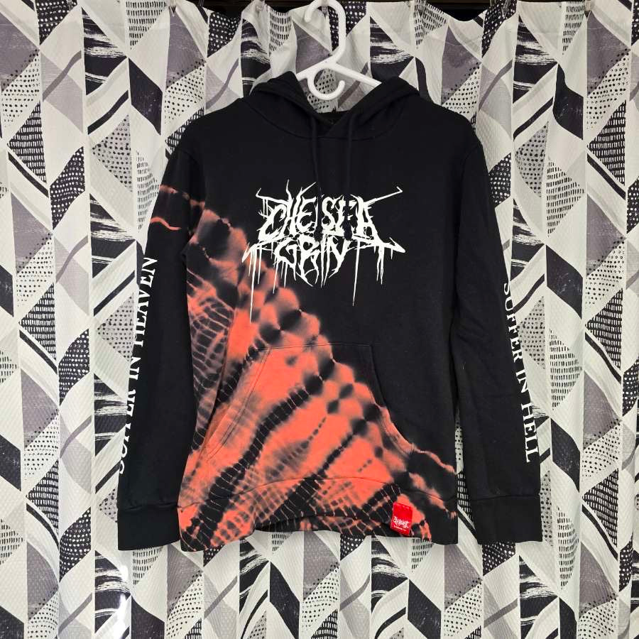 SUFFER IN HEAVEN / SUFFER IN HELL TIE DYE HOODIE (MEDIUM)