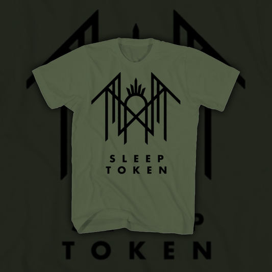 SLEEP TOKEN LOGO TEE - OLIVE