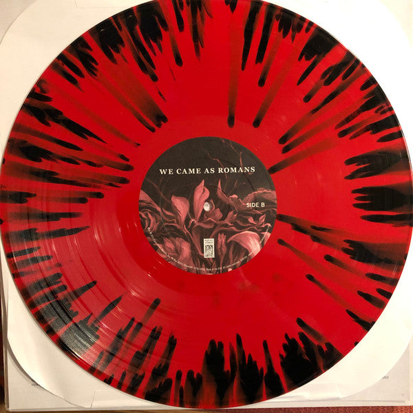 WE CAME AS ROMANS - RED WITH BLACK SPLATTER VINYL