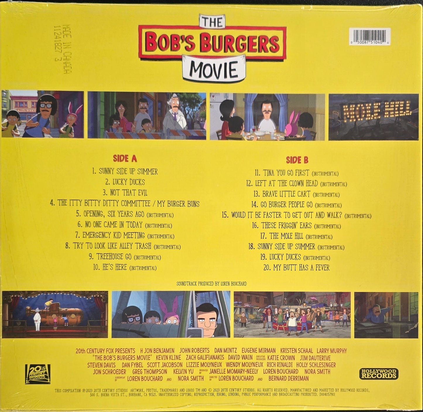 THE BOB'S BURGERS MOVIE SOUNDTRACK